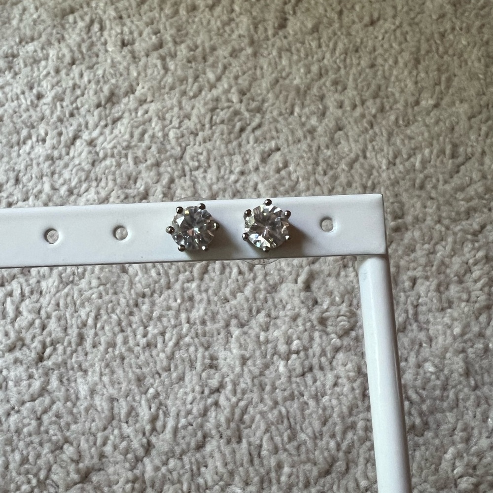 Elegant Silver Stud Earrings
